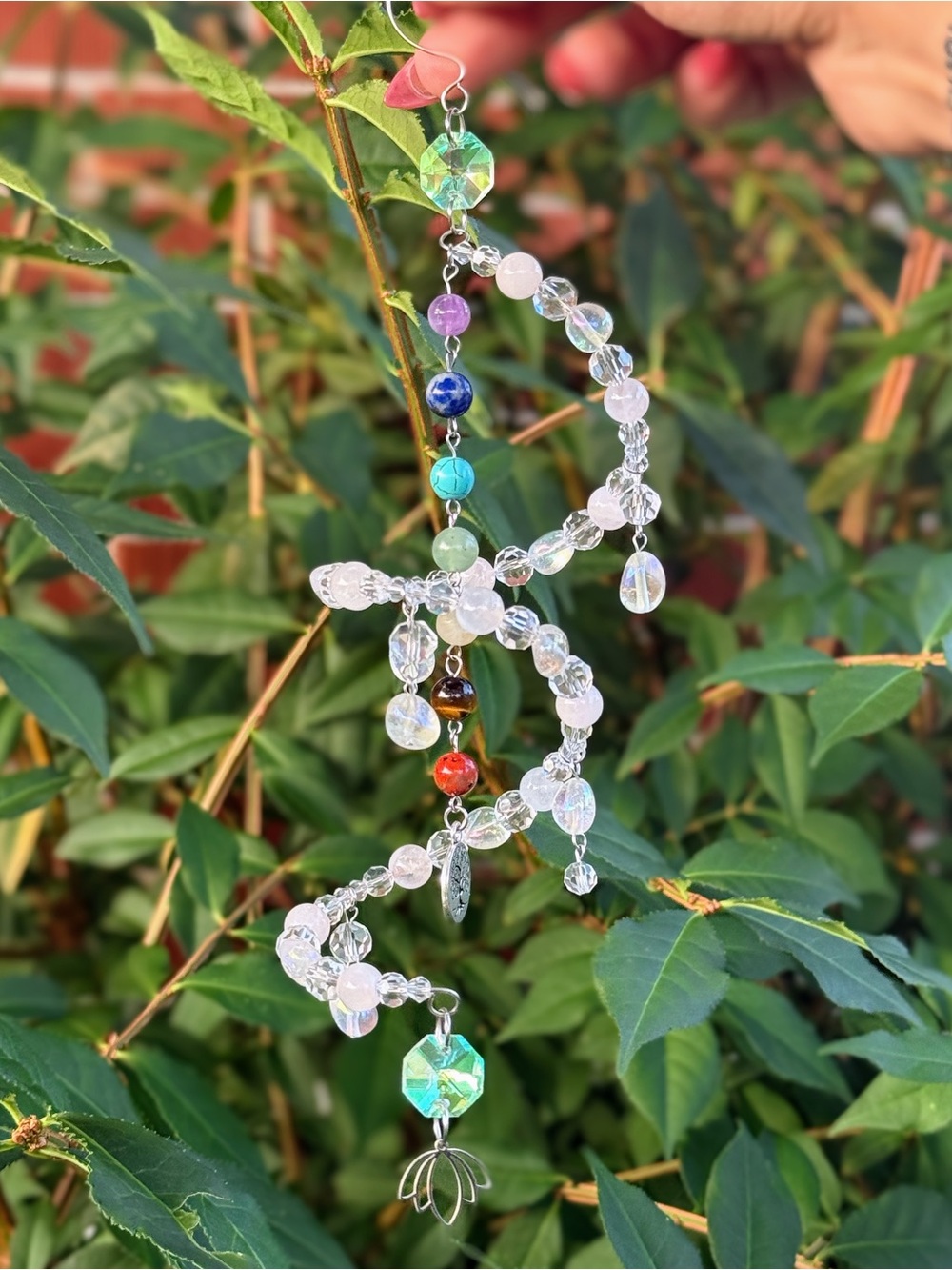 Chakra Spiral Suncatcher